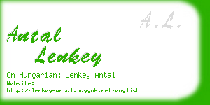 antal lenkey business card
